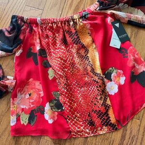 NWT GUESS off shoulder blouse